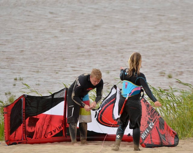 kitesurfing Storsand