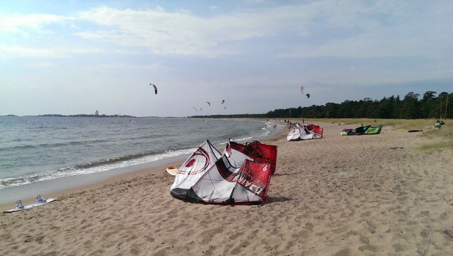 Kitesurfing interview in Hanko